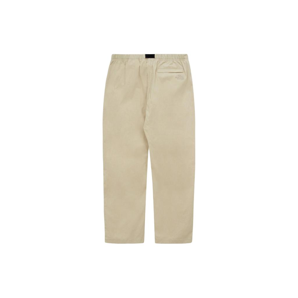 The North Face Solid Color Elastic Mid-Waist Tapered Casual Pants Unisex pants Khaki NP6NQ01L