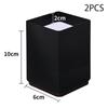 2/4 Piezas Elevadores de Muebles para Cama Elevación en Alturas Elevadores de Alta Resistencia para Sofá Sillón Escritorio Mesa Negro Redondo Cuadrado Protector de Suelo