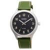 Casio Standard Quartz Men's Watch MTP-B160L-1B1V Black Dial Green Leather Band