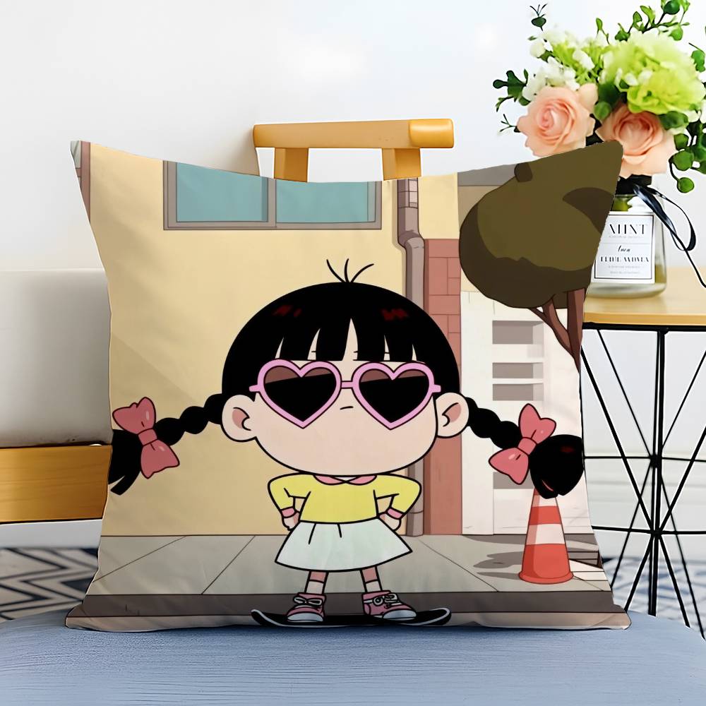 Niedlich Lustig Hübsch Persönlichkeit Mädchen Kissenbezug Bedruckt Gebürstetes Fleece Kissen Babyhaut-Touch Umweltfreundlicher Farbsublimat