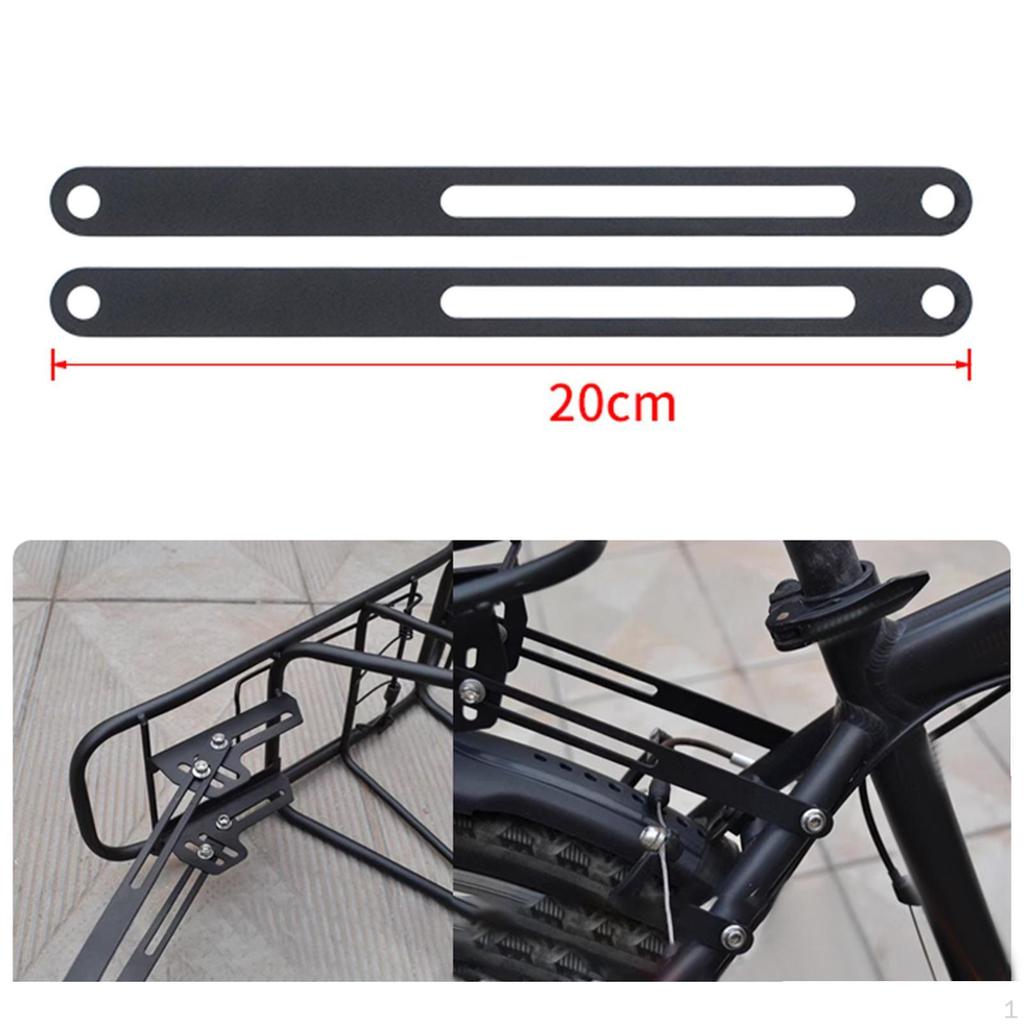 2 Pack Rear Rack Brackets, Connecting Rod, Practical And Stable, Flat for