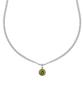 Ypy Design Studio Round Stone Necklace (Green)