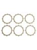 Clutch Friction Plate Kit for Kawasaki KR250 KR-I 1988-1989 KR-IR 1989-1990