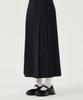 Covernat Woman Pleated Long Skirt Black