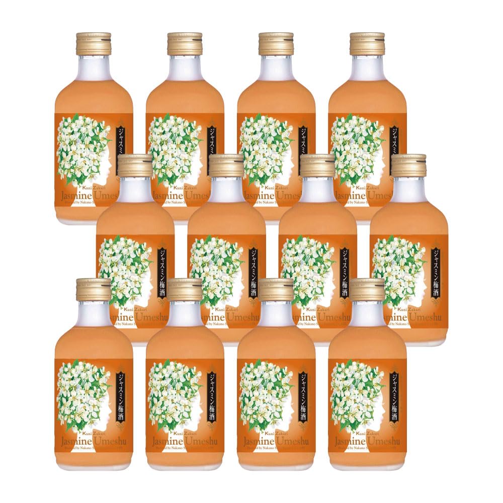 Сливовое вино Nakano Shuzo Kunizakari Jasmine Plum Wine Aichi, 300 мл, 12 бутылок [Сливовое вино, 9% алкоголя, префектура, Япония]