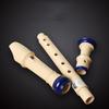 Food Grade ABS Eight Hole Clarinet Easy Adjustable Vertical Flute Soprano Recorder  Kids Children