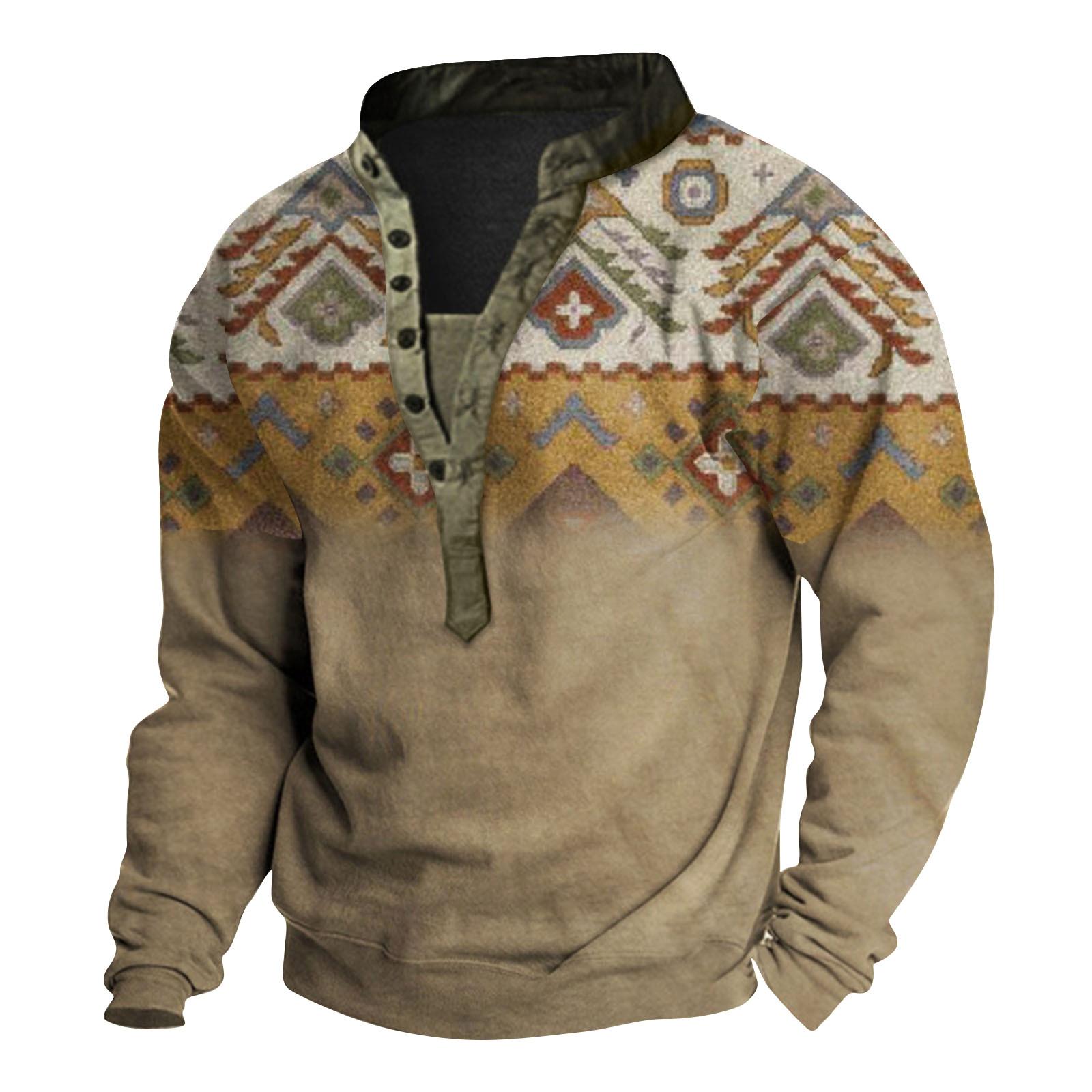 

Мужское плюшевое теплое пальто с принтом, флисовый свитер, повседневное пальто, свитер с карманами, осень-зима L