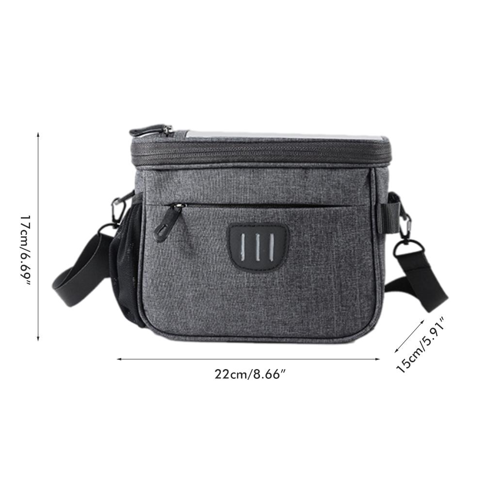 Bike Bag Waterproof Bike Handlebar Bag Scooter Bike Basket Bike Front Bag Cycling Pouch for MTB Mountain Road Bikes