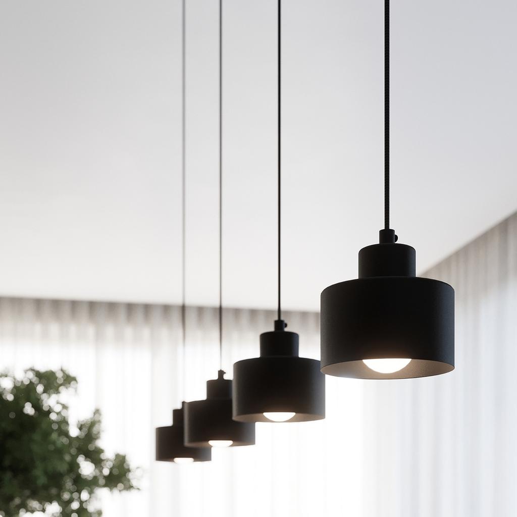 Savar 1 black hanging lamp