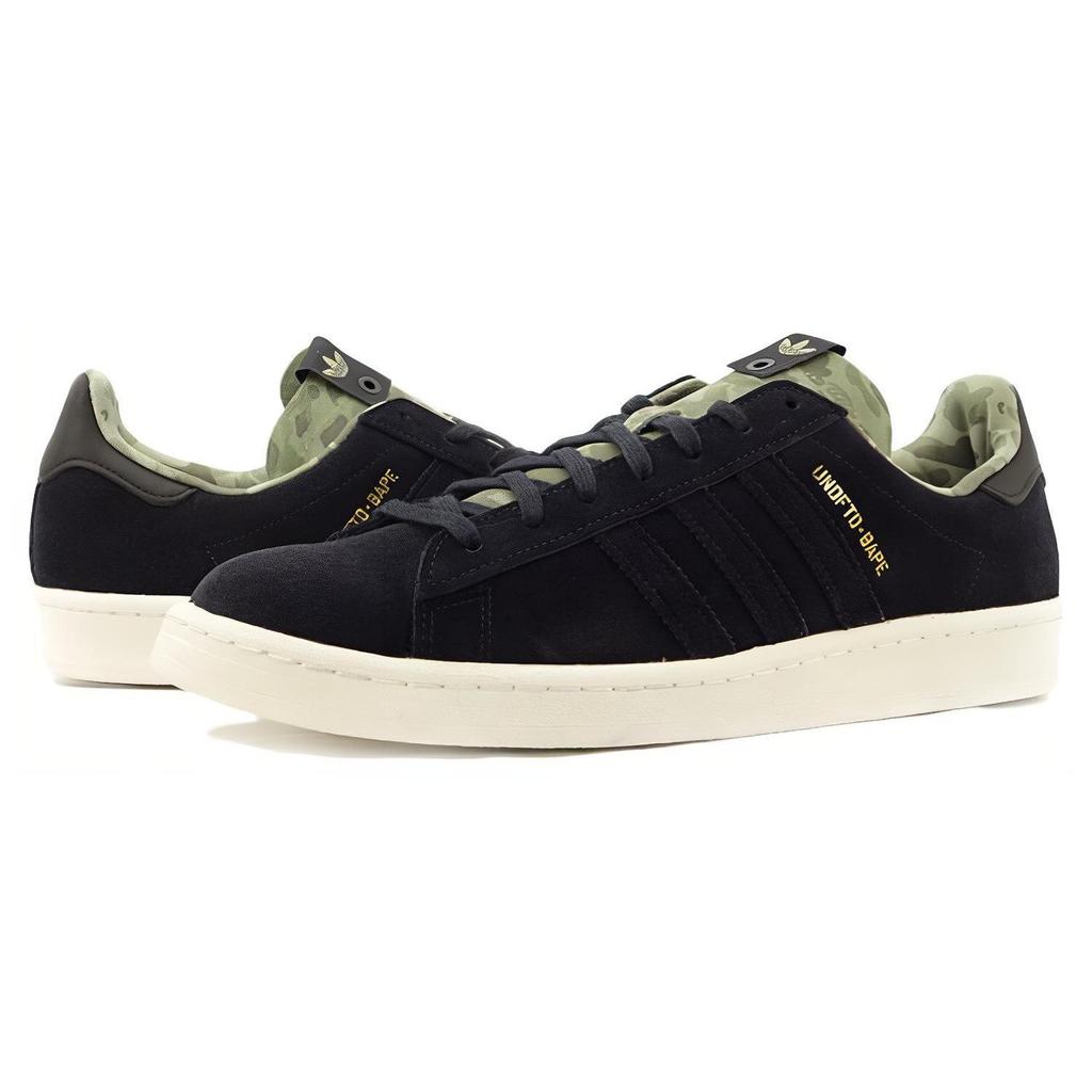 Campus Undefeated x A Bathing Ape x Campus Adidas Originals 80er 'Schwarz' Q34750