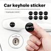 8/12/20pcs Car Door Core Keyhole Protection Sticker Decoration For BYD Tang MAX DMI Qin EV600 Han EV Yuan Song PLUS Pro