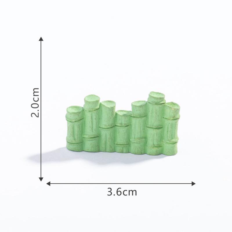 Micro-landscape Wooden Boards Bamboo Fences Grilles Decorative AccessoriesEcological Bottles and Small Ornaments