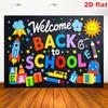Back To School Photo Booth Backdrop, Chalkboard Classroom Welcome Decor