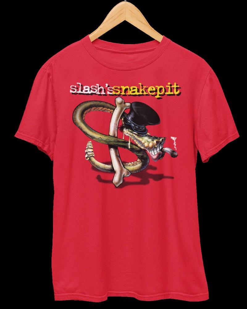 Retro Slash’s Snakepit Band Short Sleeve Unisex All Size 7D341 Unisex T-Shirt S