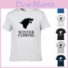 Game Of Thrones Ice Wolf Men Unisex Short Sleeve Casual T Shirt For All Seasons