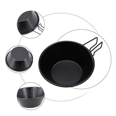 Portable Stainless Steel Cookware with NonStick Coating for Camping