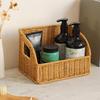 Imitation Rattan Basket Bathroom Vanity Tray Decorative PP Wicker for Organizing Office