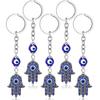Car Keyrings Amulet Good Luck Key Holder Protection Charm Hamsa Keychain Fatima Hand Evil Eye