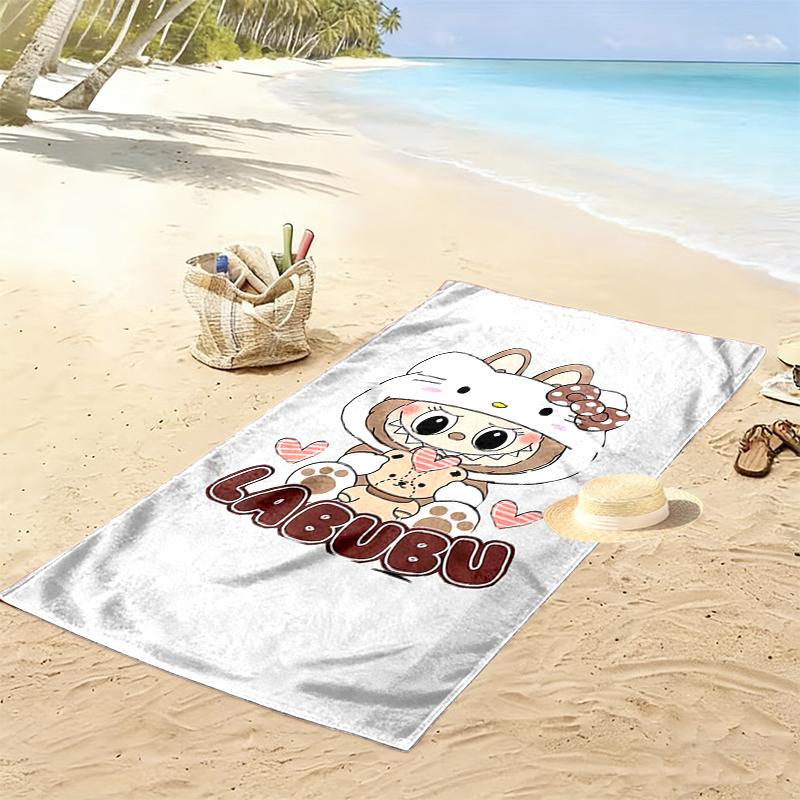 LABUBU Beach Towel, A Must-have for Any Perfect Trip, Perfect Birthday, Holiday Gift For Family and Friends