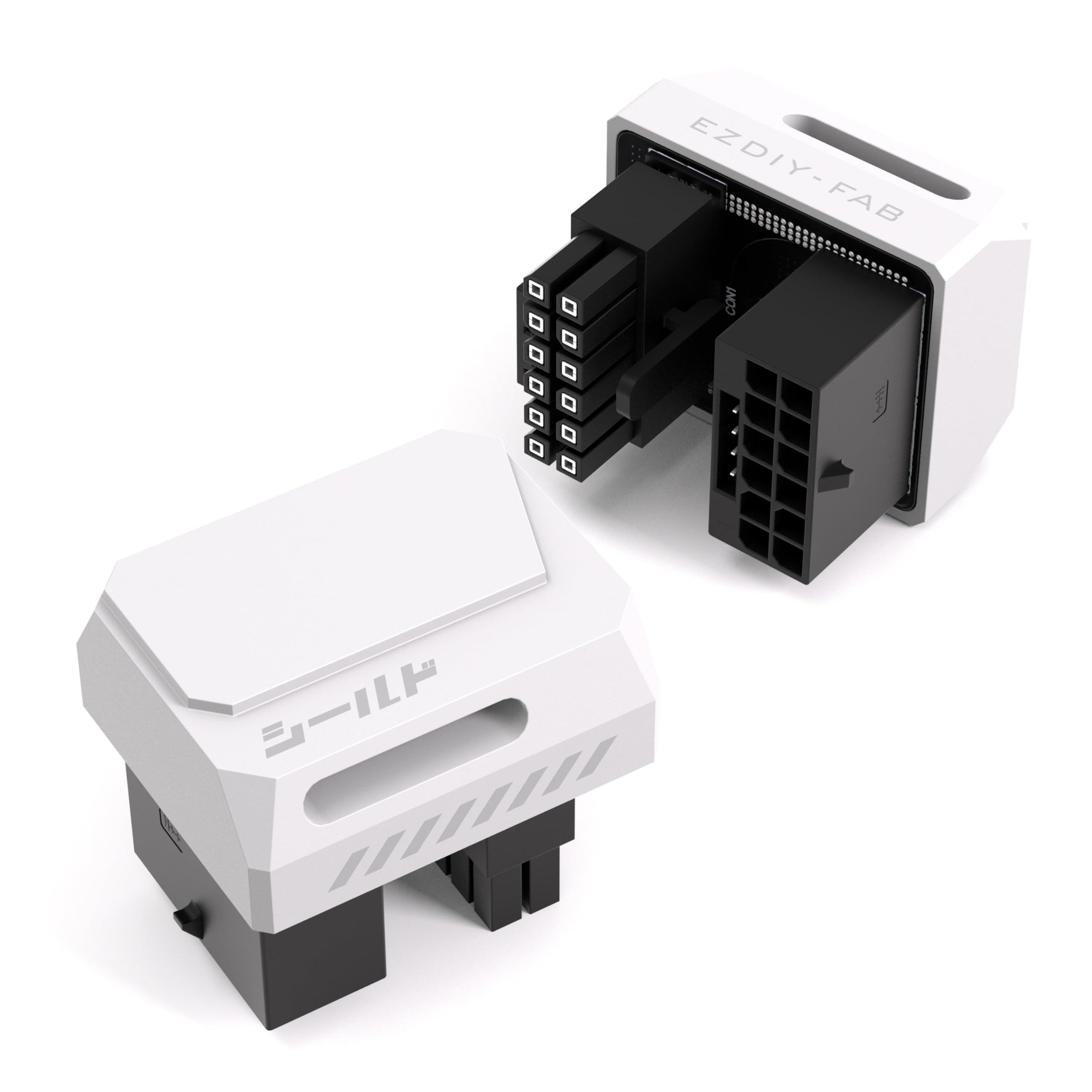 

Shield Series PCIe Adapter 12VHPWR Pin 600W 180 Degree Right Angle Connector Power Converter Adapter GPU Power Connector GPU Adapter for Graphics