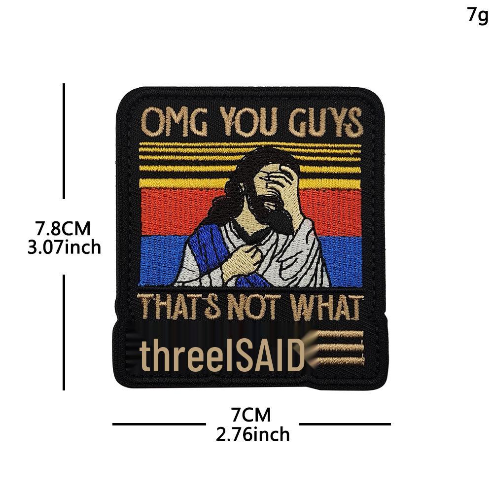 

DIY Devilish Expression Embroidery Patches: Prank Literature & Decor for Bags