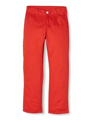Lee Official Multicolor Painter Size 110 Pants, Kids, LK1358-113, RED,