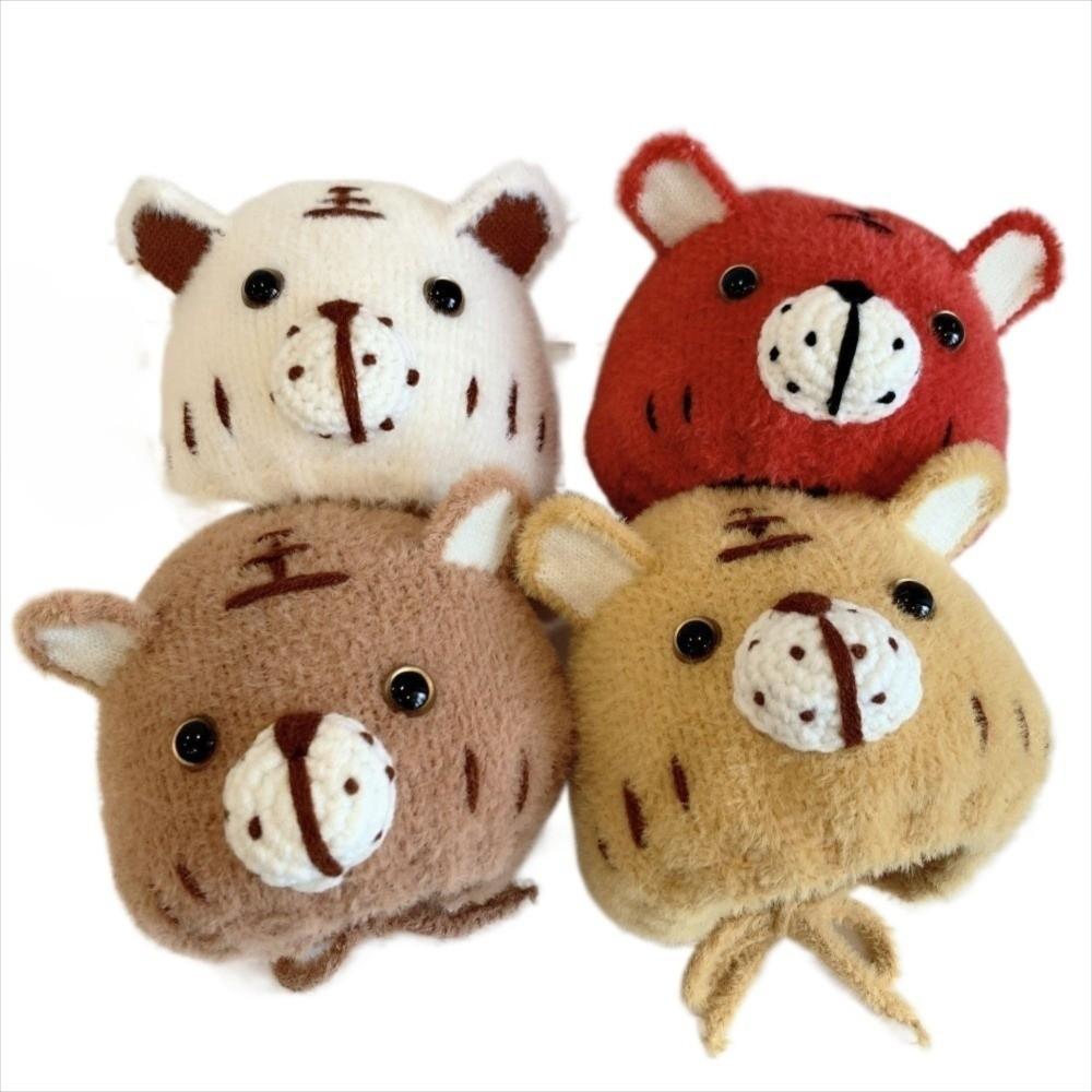 Korea Style Winter Plush Baby Bunny Hat Thick Warm Soft Baby Bonnet Cap  For Girls Boys