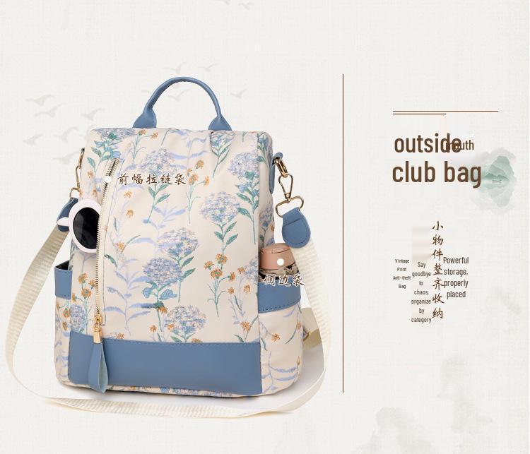 Women's 2025 Large Capacity PU Fabric Fashion Print Backpack - New Multifunctional & Portable Design