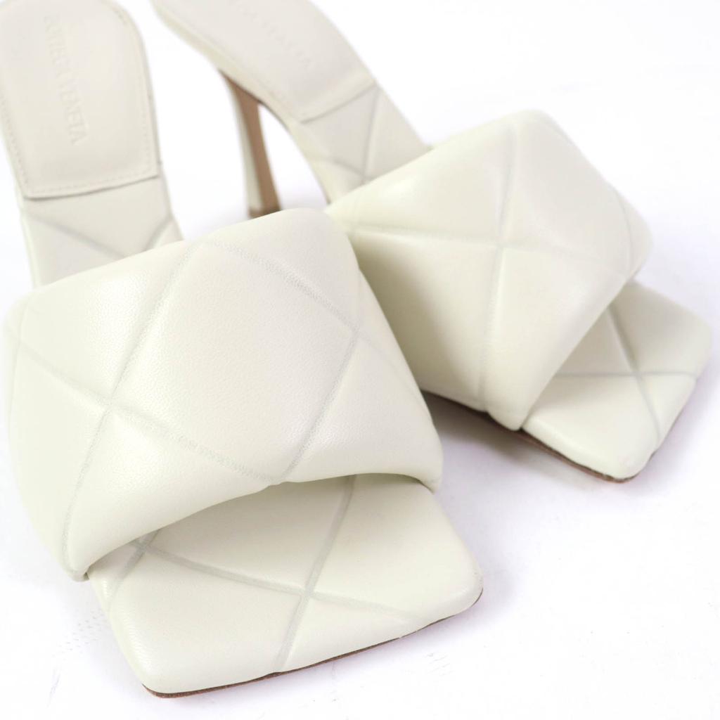 Great BOTTEGAVENETA Mule LIDO Ivory leather Women 38 Used