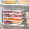 4/6-Grids Fridge Sealed Fresh-Keeping Box With Lid Plastic Freezer Food Storage Box Reusable Food Container For Kitchen