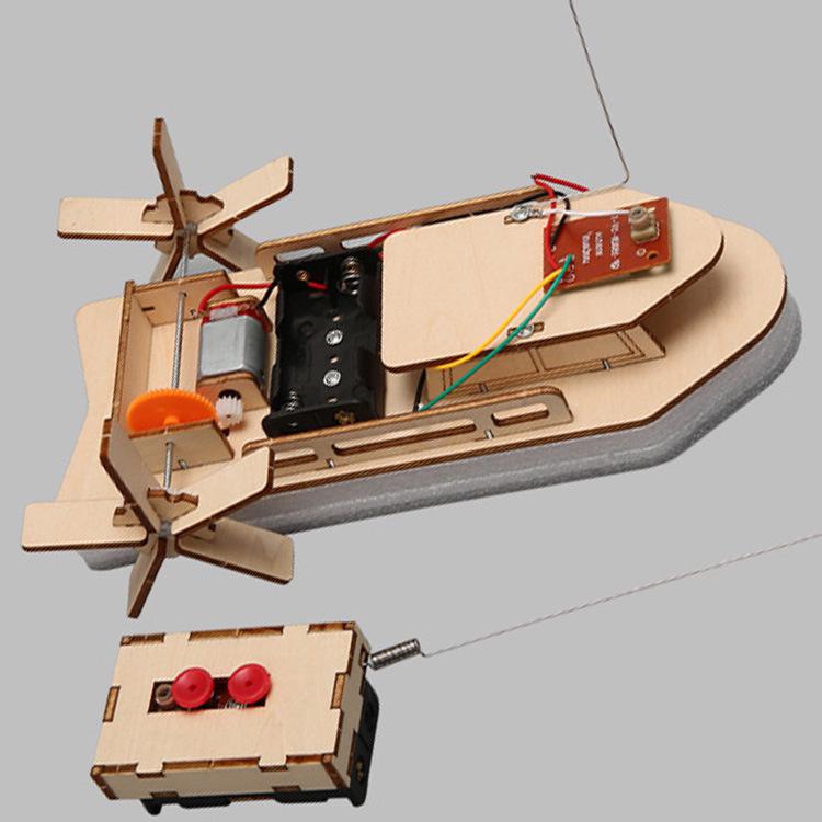DIY Remote Control Paddle Boat Kit for Elementary Science Experiments