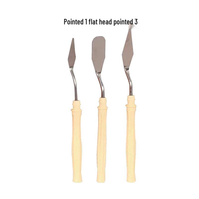 Stainless Steel Art Scraper Knife for Oil Painting and Gouache Pigment
