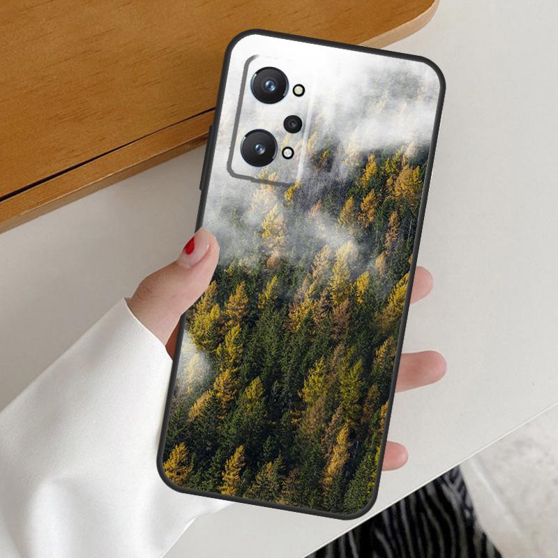Forest Cloud Pattern For Realme 15 Pro GT7 GT6 10 11 12 13 14 Pro Plus C67 C63 C61 C55 C51 C53 C35 C75 C65 Case