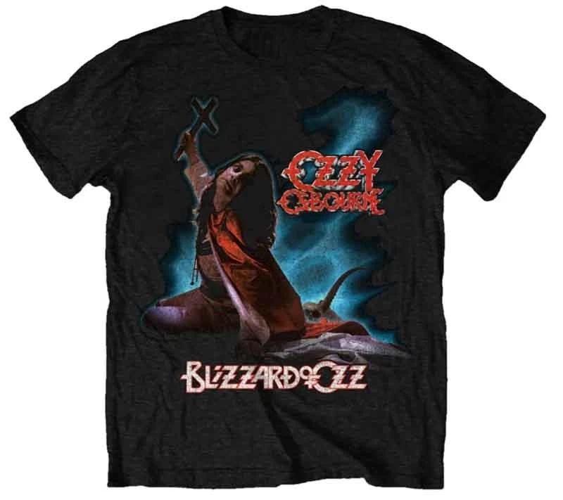 Новая оригинальная футболка Ozzy Osbourne Blizzard of Ozz Black Sabbath Хэви-метал группа L
