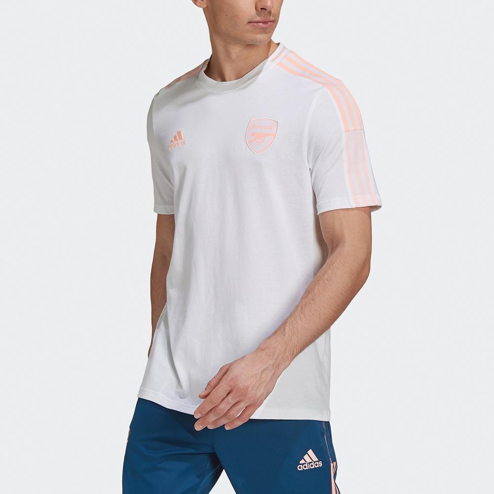 adidas Afc Tee Arsenal Soccer/Football Sports Short Sleeve White Men's GK9397