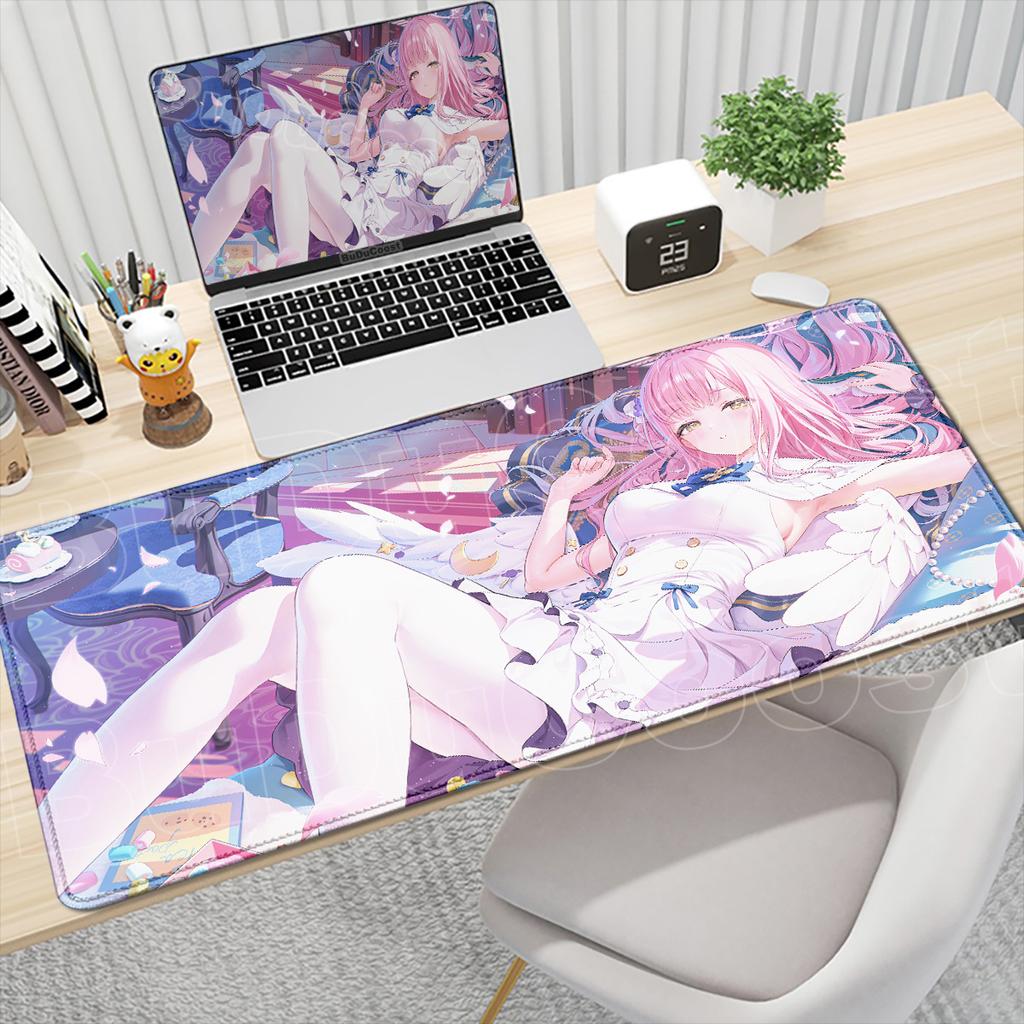 HD Blue Archive Misono Mika Printing Mousepad desktop protection pad Office accessories Non-slip Keyboard Mat desk organizers