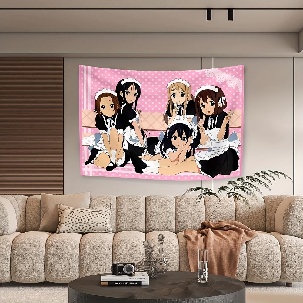 VIKAMA Cute Anime Tapestry Room Bedroom Game Room Wall Decoration Wall Art Party Decoration Home Decoration