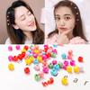 Colorful Bean Hair Clips Korean Style Candy Colors Mixed 50 Pieces Sweet And Cute Children'S Hair Clips
