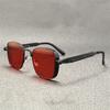 ZXWLYXGX Metal Steampunk Sunglasses Men Women Fashion Glasses Brand Designer Retro Vintage Sunglasses