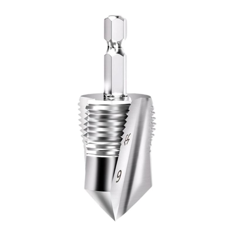 

1/2 3/4 Pipe Lifting Stepped Drill Bit Hexagonal Shank for Pipe Installation and Repair Tasks Hole Expansion Opener