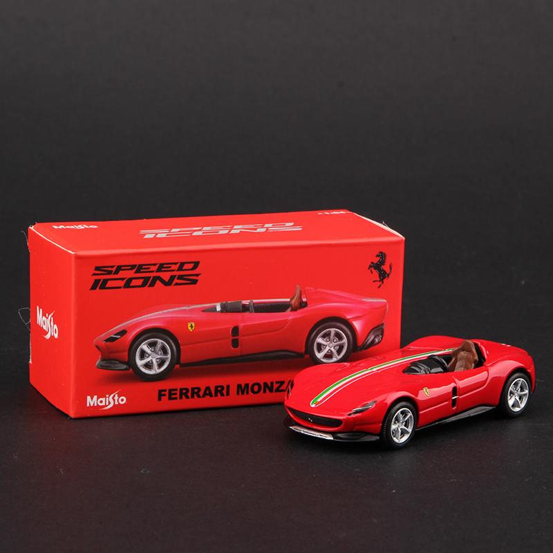 Maisto 1:64 Porsche 911 Taycan Lamborghini Sian Performance Ferrari SF90 Monza SP1 Car Model Alloy Miniature Diecast Toy