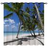 High-Density Blackout Curtains Beach Curtains Seaside Vacation Series 9 Digital Printing Blackout Curtains