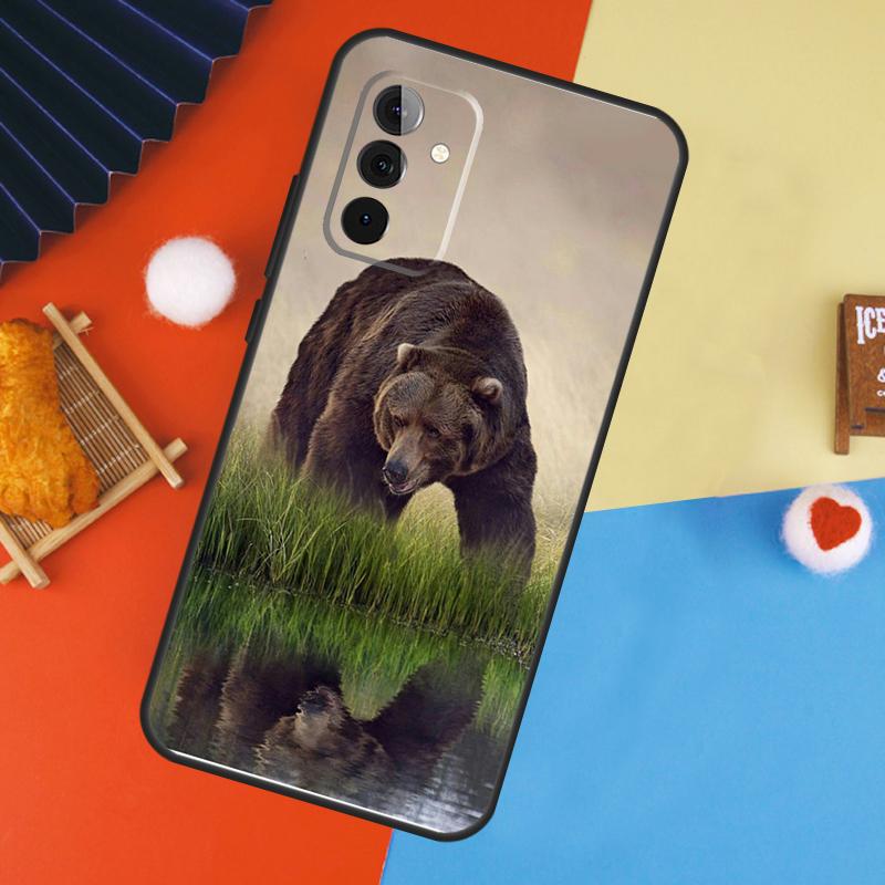 Grizzly Bear Case For Samsung Galaxy A16 A26 A36 A56 A17 A55 A35 A15 A52 A32 A12 A53 A33 A13 A14 A34 A54