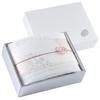 Imabari Towel Towel Bath Towel Made In Celebration Gift for Special BT1 Set, Gift, 100% Cotton, Japan, (Sarara) "En" () 1-piece Set, White,