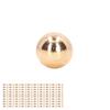 8mm 100 Sets Leather Rivets Kit Round Mushroom Shape Electroplating Decorative Rivets Tubular Metal Studs for DIY Craft