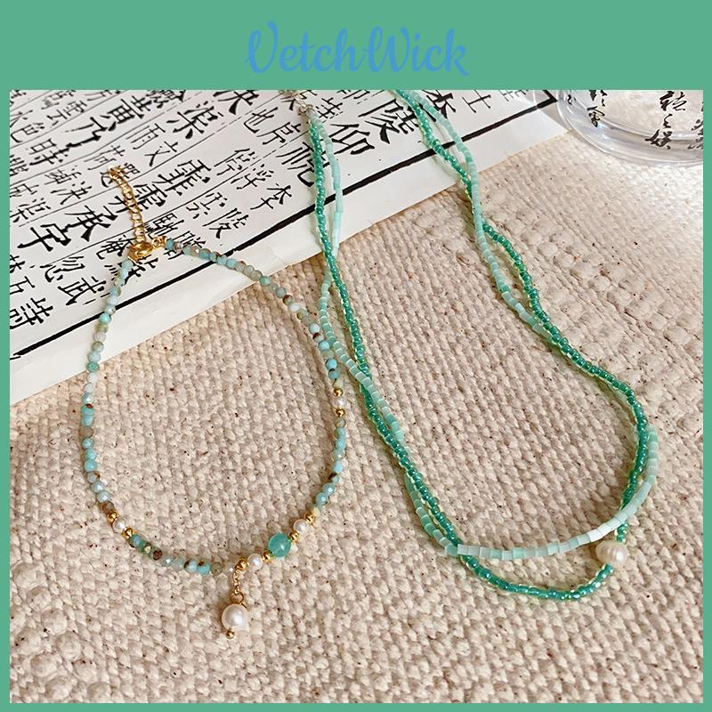 Minimalist Pearl Double Layer Necklace For Women Summer Fashion Jewelry
