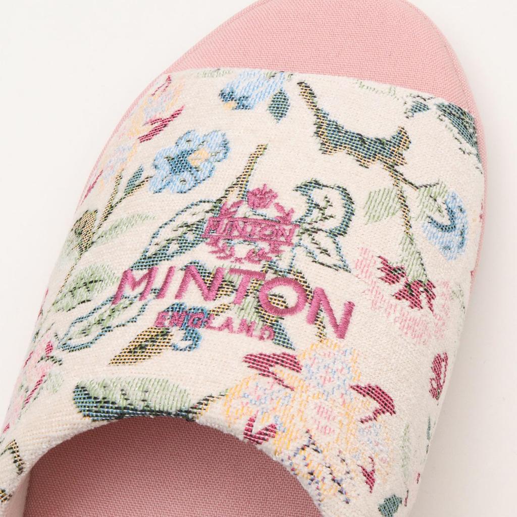 Minton Gobelin Heel Soft Haddon Hall Slippers (Pink)