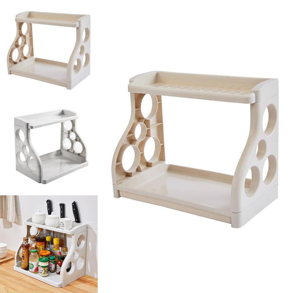 Organizer Kuchenny Dwuwarstwowy Materiał PP z Powierzchnią Antypoślizgową do Przechowywania Podczas Gotowania w Domu