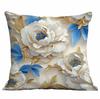 Spring and Summer 3D Floral Print Pillowcase Home Sofa Cushion Pillowcase
