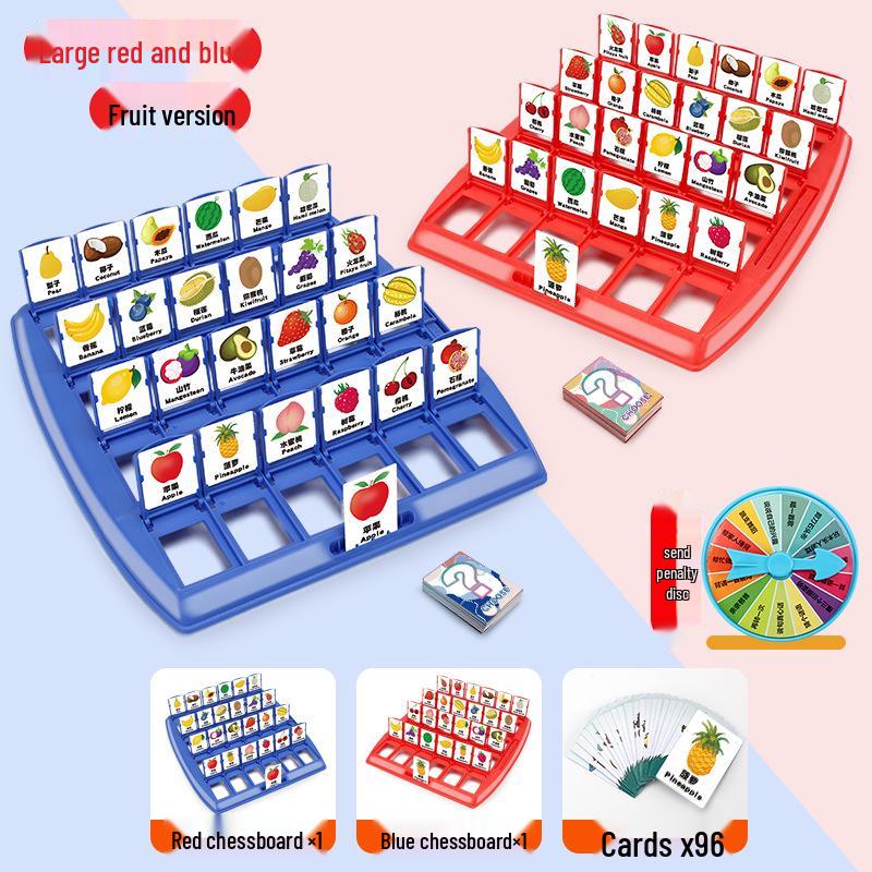 Guess Who: Children's Educational Logic Training Game - Two-Player Interactive Parent-Child Battle